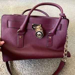 Michael Kors burgundy bag